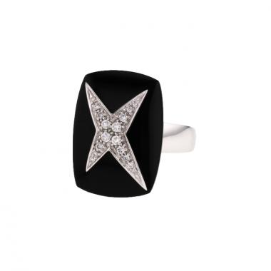 Sortija Mauboussin Etoile Divine en oro blanco