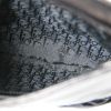 Christian Dior sac en toile plissée et cuir noir  - Detail D2 thumbnail
