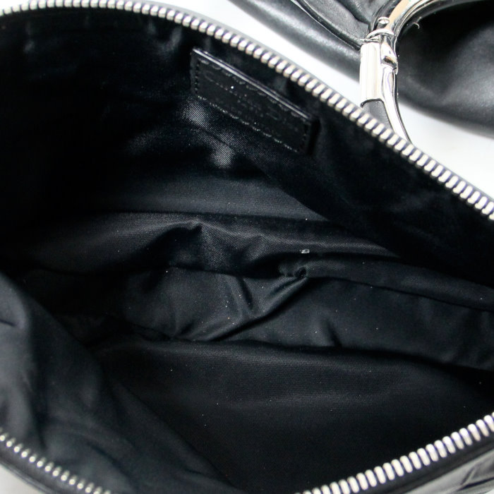 Christian Dior sac en cuir noir - Detail D3