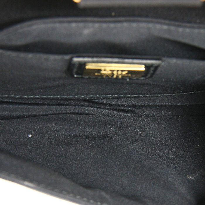 Christian Dior in black canvas and flowers patterns - Detail D2