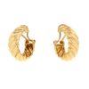 Hermès paire de clips d'oreilles créole en or jaune  - 00pp thumbnail