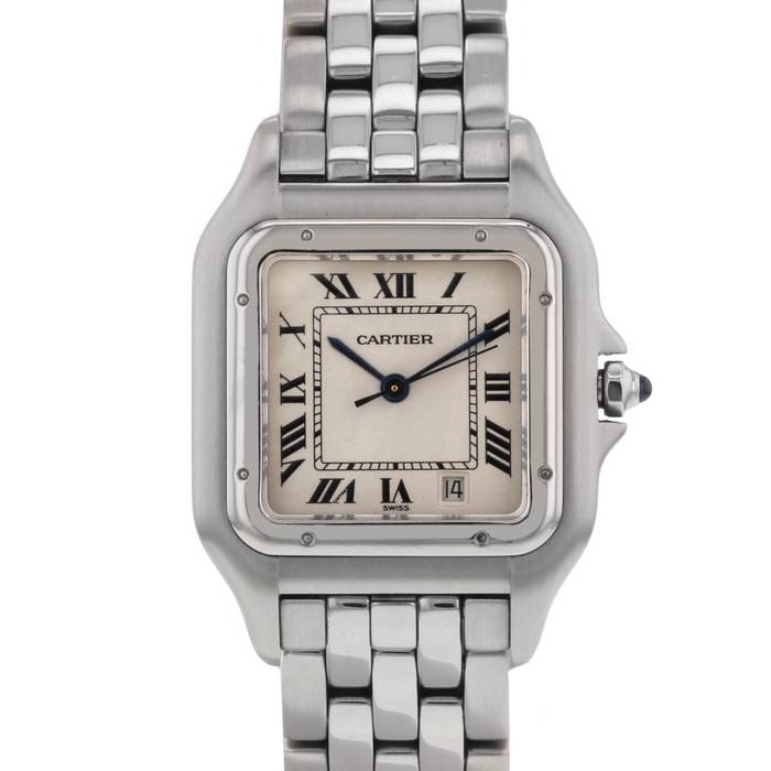 Reloj Cartier Panthère en oro y acero Ref : 1310 Circa 1990 