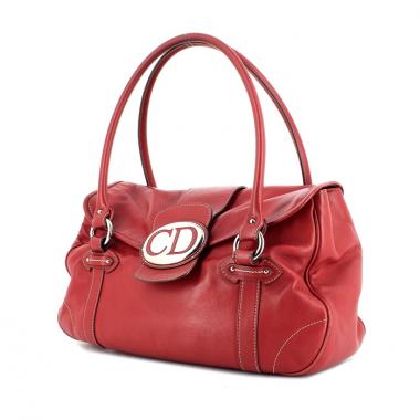Christian Dior in red leather