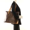 Louis Vuitton shopping bag Mezzo in monogram canvas and natural leather - Detail D1 thumbnail