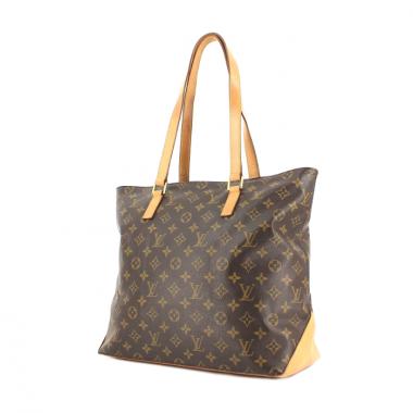 Louis Vuitton shopping bag Mezzo in monogram canvas and natural leather