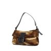 Fendi Baguette handbag in foal and brown leather - 00pp thumbnail