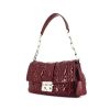 Christian Dior Miss Dior Bag in burgundy patent cannage leather - 00pp thumbnail
