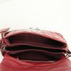 Christian Dior Miss Dior Bag in burgundy patent cannage leather - Detail D2 thumbnail
