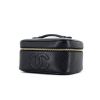 Chanel Vanity in black grained leather - 00pp thumbnail