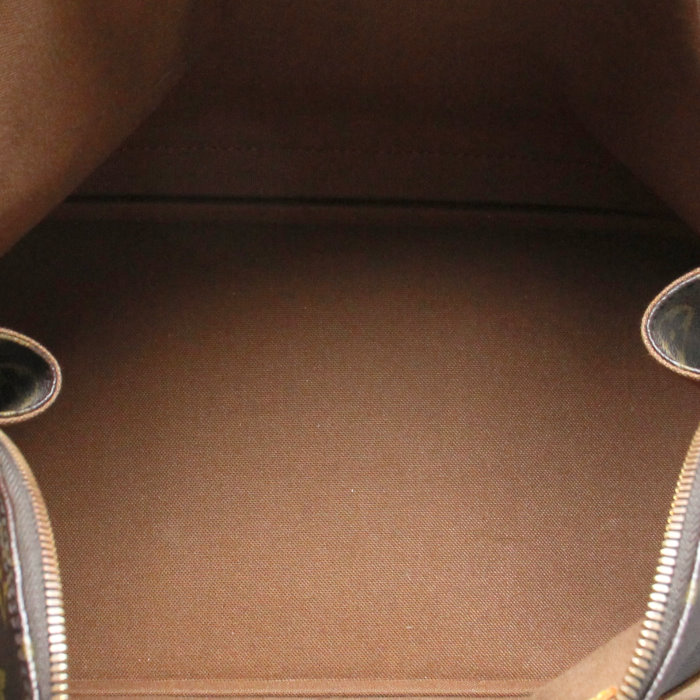 Borsa Alma in tela monogram e pelle naturale - Detail D3