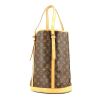 Louis Vuitton Large Bucket Bag in monogram canvas and natural leather  - 00pp thumbnail