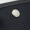 Hermes Garden handbag in black canvas and black leather - Detail D3 thumbnail