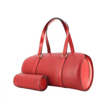Borsa Louis Vuitton Soufflot in pelle Epi rossa