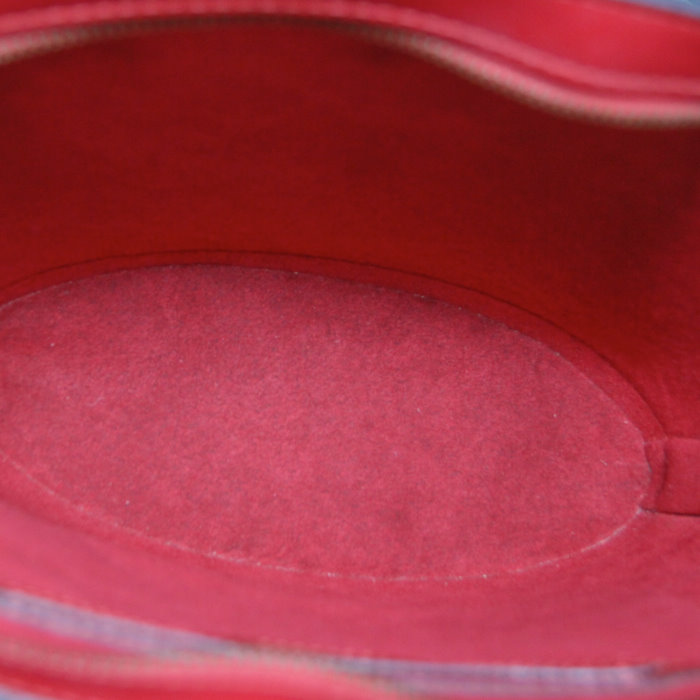 Louis Vuitton Saint Jacques small model in red epi leather  - Detail D2