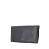 Chanel wallet in black grained leather - 00pp thumbnail