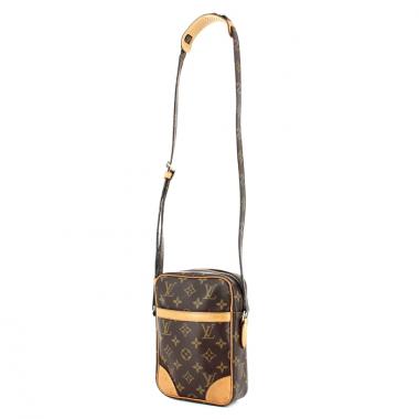 Borsa a spalla Louis Vuitton Danube	 in tela monogram e pelle naturale