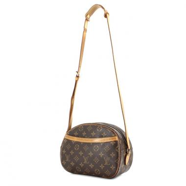 Louis Vuitton Blois en toile monogram et cuir naturel