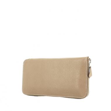 Hermes portefeuille Azap en cuir epsom étoupe