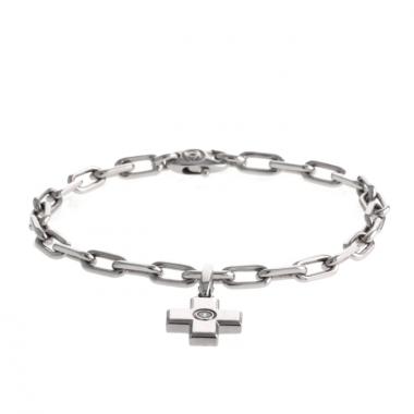 Brazalete Cartier Forçat Spartacus en oro blanco y en diamante