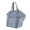 Downtown handbag in blue leather - 00pp thumbnail