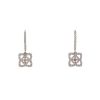 De Beers pair of white gold and diamonds Enchated Lotus earrings - 00pp thumbnail