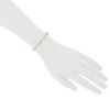Cartier bracelet Jonc en or jaune et or blanc - Detail D1 thumbnail