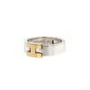 Hermès silver and yellow gold H ring - 00pp thumbnail