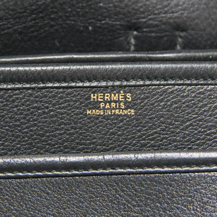 Borsa Noumea in pelle nera - Detail D4