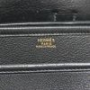 Noumea handbag in black leather - Detail D4 thumbnail