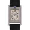 Cartier Tank Basculante watch in stainless steel - 00pp thumbnail