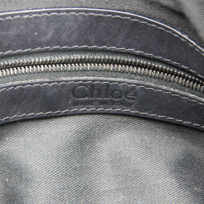 Chloé handbag in black leather - Detail D3
