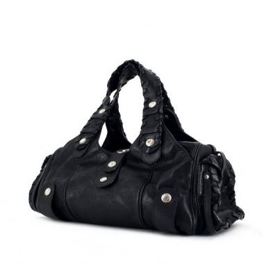 Bolso de mano Chloé en cuero negro