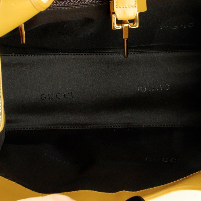 Bolso de mano Jackie en tela Monogram y cuero beige - Detail D2