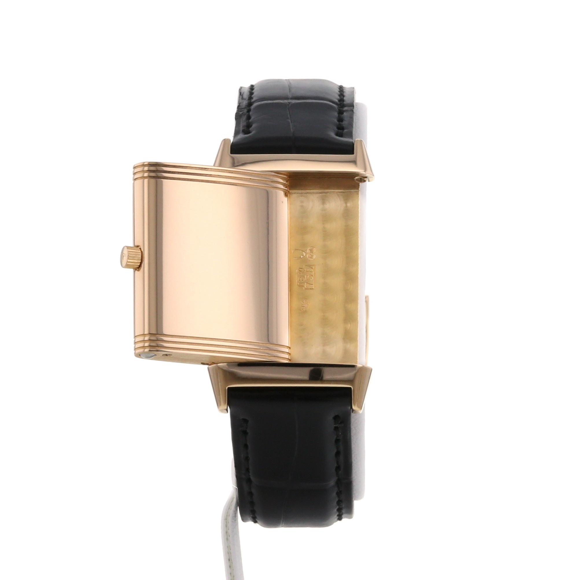 Jaeger Lecoultre Reverso watch in pink gold Ref:  250286 Circa  2000 - Detail D2