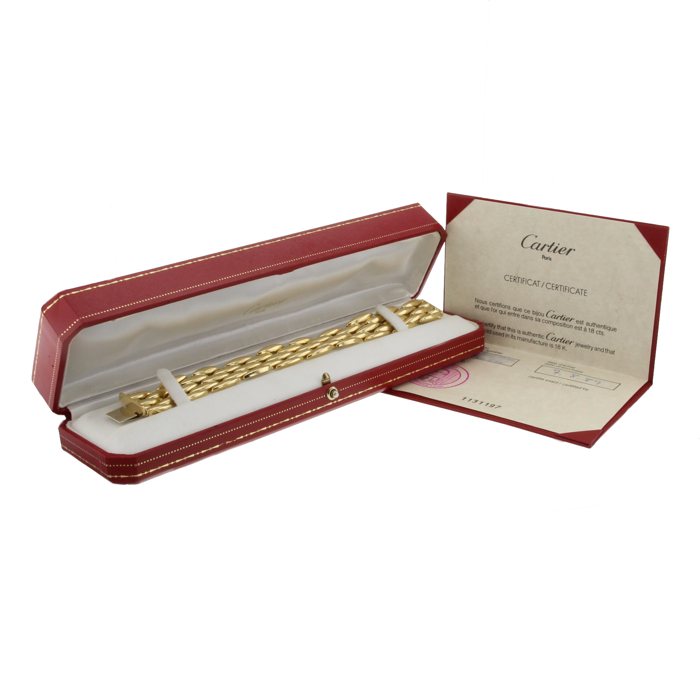 Bracciale flessibile Cartier Gentiane in oro giallo