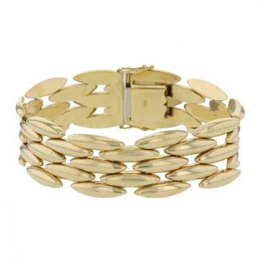 Cartier brazalete Gentiane en oro amarillo