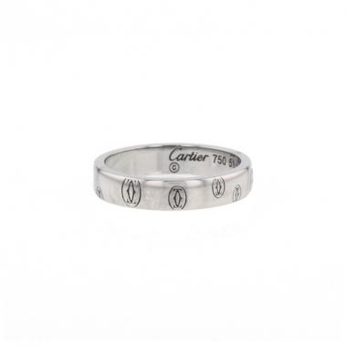 Cartier bague Happy Birthday en or blanc petit modèle