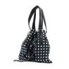 Yves Saint Laurent en toile noire et motifs de pois blancs  - 00pp thumbnail