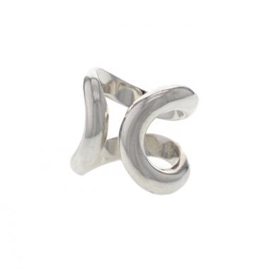 Hermès Lima openworked silver ring