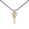 Victoria Casal Clefs du Bonheur pendant in yellow gold,  mother of pearl and diamonds - 00pp thumbnail