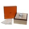 Reloj Hermès Clipper Chrono de acero y diamantes Ref : CP2.430 Circa 2011 - Detail D2 thumbnail