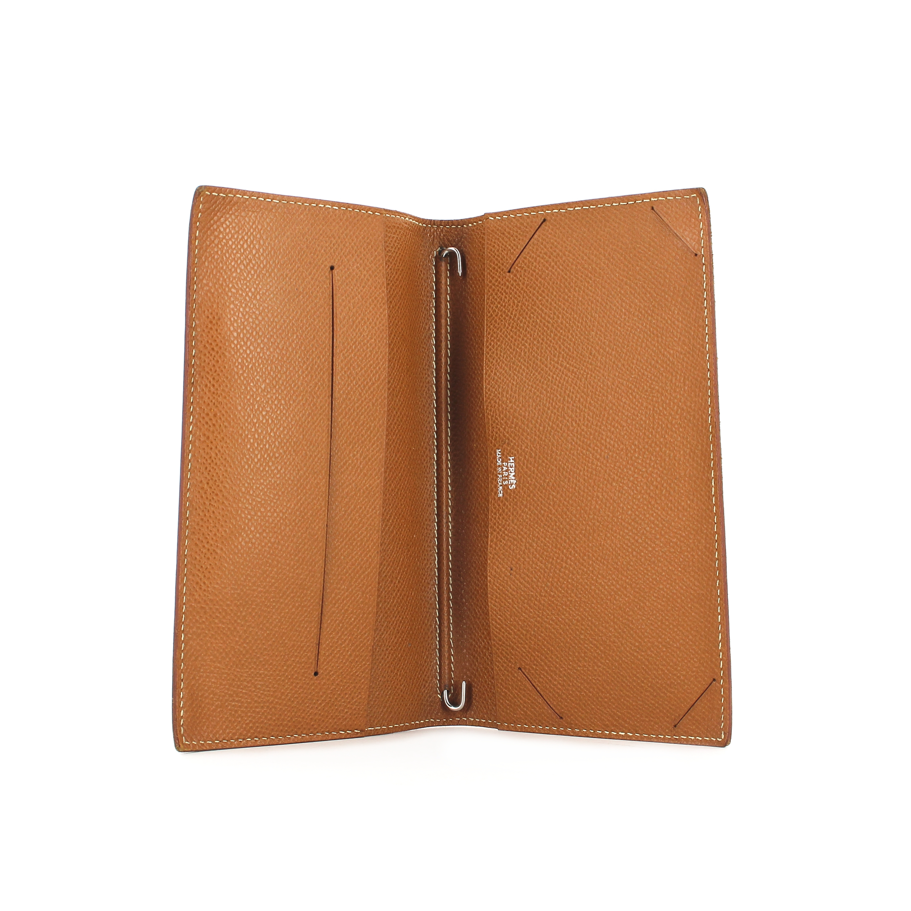 Porta agenda Hermes Hermes Other Model in pelle gold - Detail D1