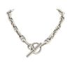 Hermès collier chaine d'ancre en argent grand modèle - 00pp thumbnail