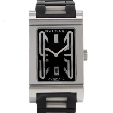 Bulgari montre Rettangolo in stainless steel Ref : RT45S Circa 2000 