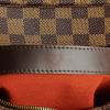 Borsa Louis Vuitton Naviglio in tela cerata con motivo a scacchi e pelle marrone - Detail D3 thumbnail