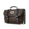Louis Vuitton Porte-documents limited edition in monogram canvas and black leather - 00pp thumbnail