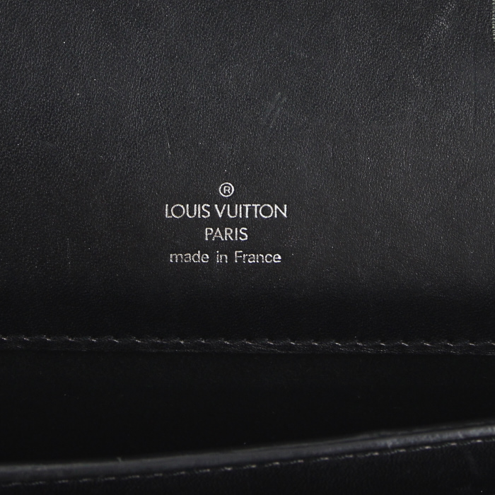Louis Vuitton Porte-documents limited edition in monogram canvas and black leather - Detail D3