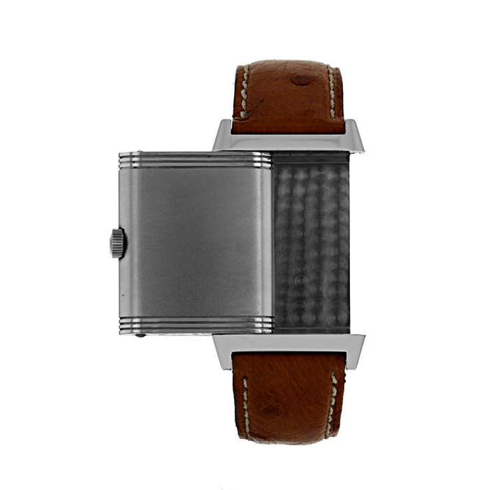 Jaeger Lecoultre Reverso watch in stainless steel Ref:  271861 - Detail D2