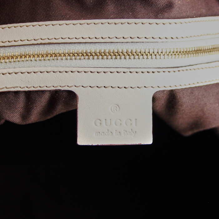 Bolso Cabás Gucci Gucci autres sacs et maroquinerie en lona Monogram beige y cuero beige - Detail D3