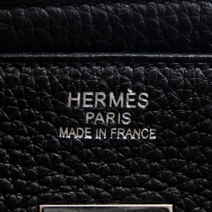 Hermès Birkin 35 cm en black leather - Detail D3